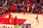湖人12秒追6分！GOAT！詹姆斯关键时刻抢断 随后三分重炮轰进追平